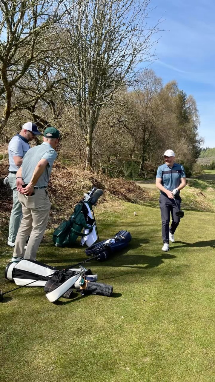 “Not All Those Who Wander Are Lost”
A day with @jimhartsell 

On Friday 11th April, just 25 miles from Glasgow, Aberfoyle Golf Club - nestled on the southern edge of Loch Lomond & The Trossachs National Park-
played host to the first @thelinksdiary member event of 2025.✨

With the sun shining and the setting as stunning as ever, we were joined by renowned American golf writer and traveller Jim Hartsell, back once again in his beloved Scotland. His passion for our courses, clubs and - most of all - our people is infectious, and he continues to be a brilliant ambassador for Scottish golf.

It was a fantastic day catching up with Jamie, Kenny, Stuart and Graeme from The Links Diary - many thanks to my playing partners on the day: Alasdair, Greig and Jamie.🏌️

Here’s to a great start to the season - and many more days like this.💫⛳️

@thelinksdiary @itsonlymejd @kjpgolf2.0 @cubgolf @stucurrie82 @jimhartsell @wypaterson @off__the__tee @alasdair_mcgill 

#golflife #scottishgolf #golfscotland #scottishgolftours #golfstagram #playgolf #golferslife #scottishgolfcourses #golftour